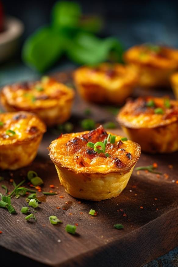 Knusprige Mini-Quiches - Schnelles Fingerfood zum Sekt