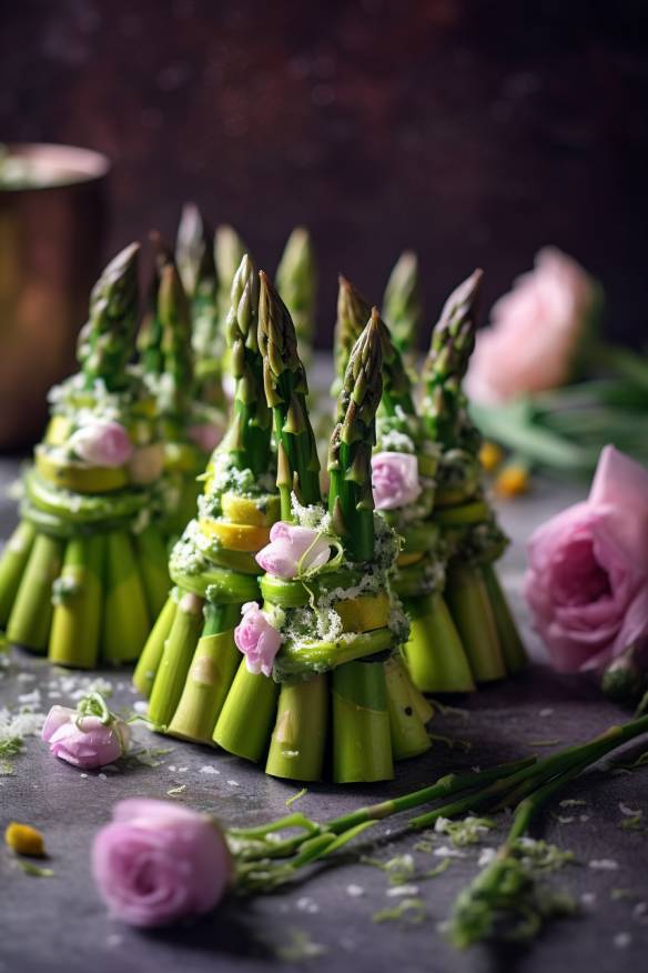 Frühlingshafte Spargel-Quichettes - Perfektes Fingerfood für den Frühling