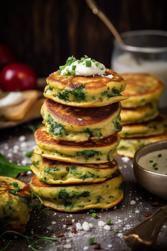 Gefüllte Pfannkuchen Vegetarisch Fingerfood