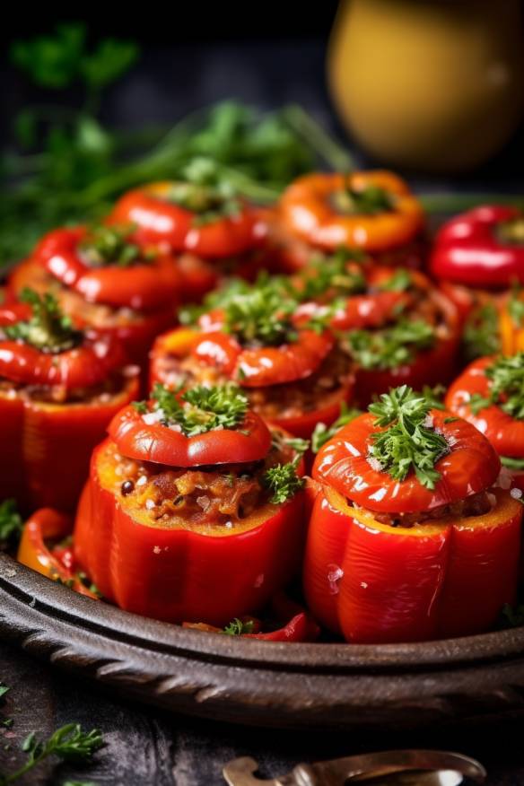 Gefüllte Paprika - Leckeres Fingerfood für jeden Anlass