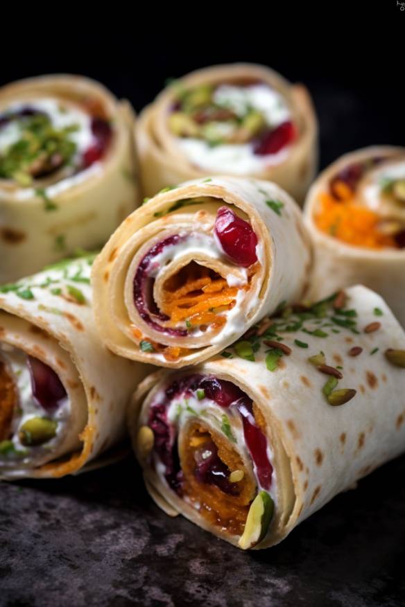 Süße Wraps - Ein köstliches Fingerfood Rezept