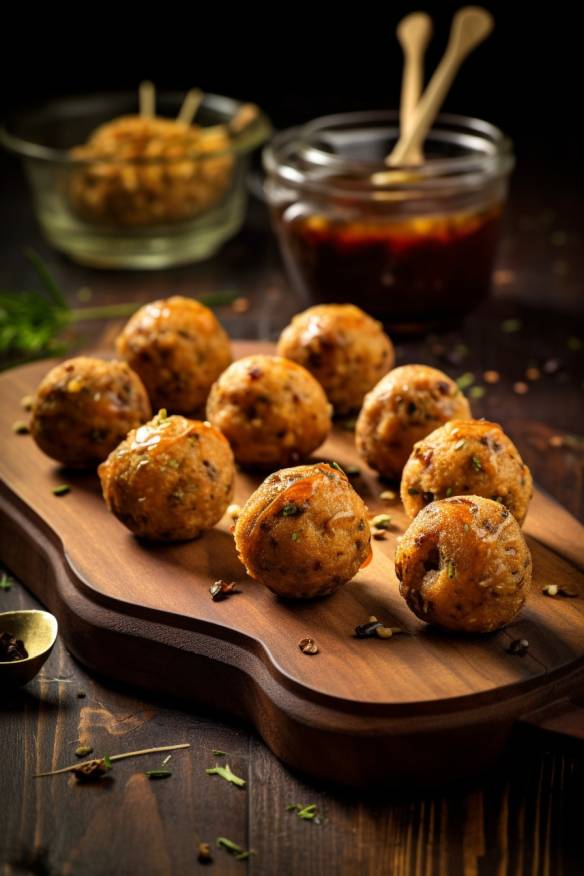 Thunfischbällchen als Fingerfood