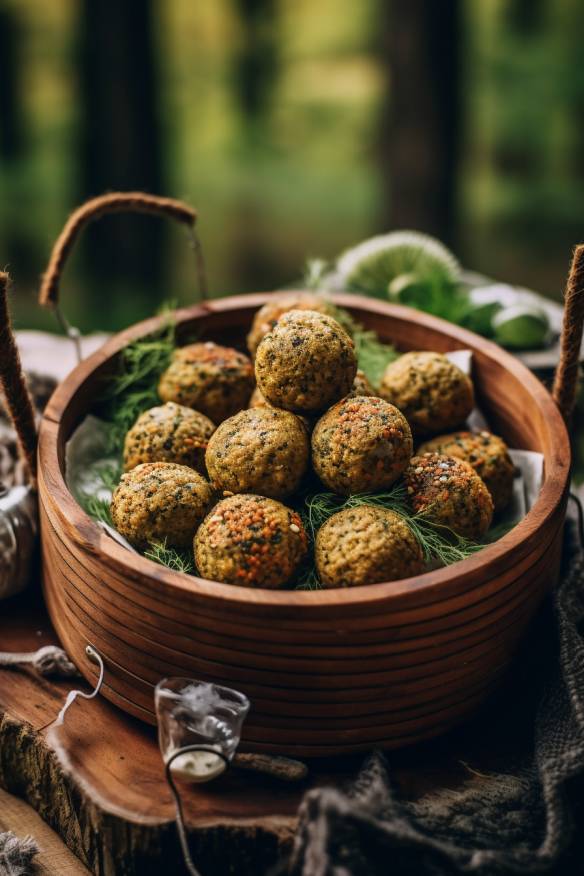 Vegane Quinoa-Bällchen - Das ideale Fingerfood zum Wandern