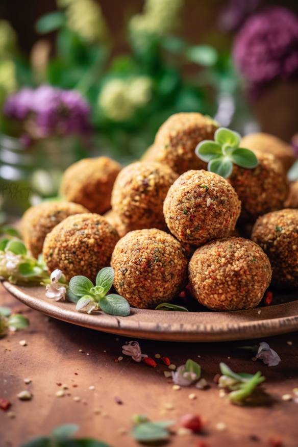 Vegane Quinoa-Bällchen - Das ideale Fingerfood zum Wandern