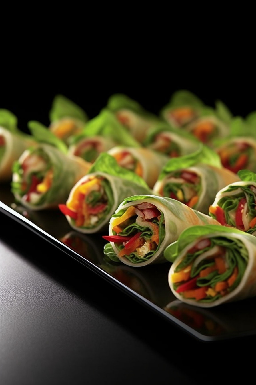 Gemüse-Wraps - Leckeres Fingerfood für jede Gelegenheit