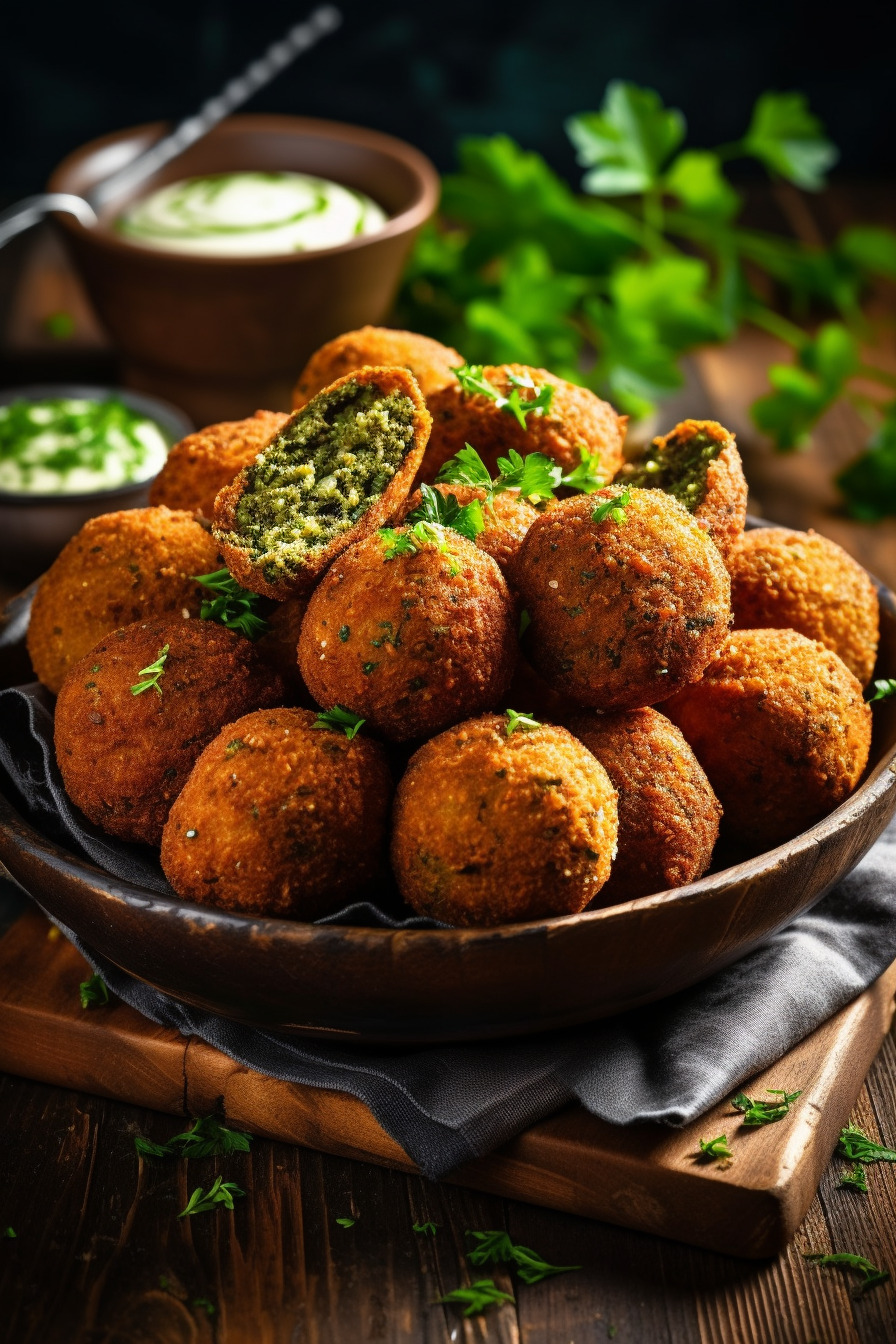 Vegetarische Falafel - Perfektes Fingerfood für das Buffet