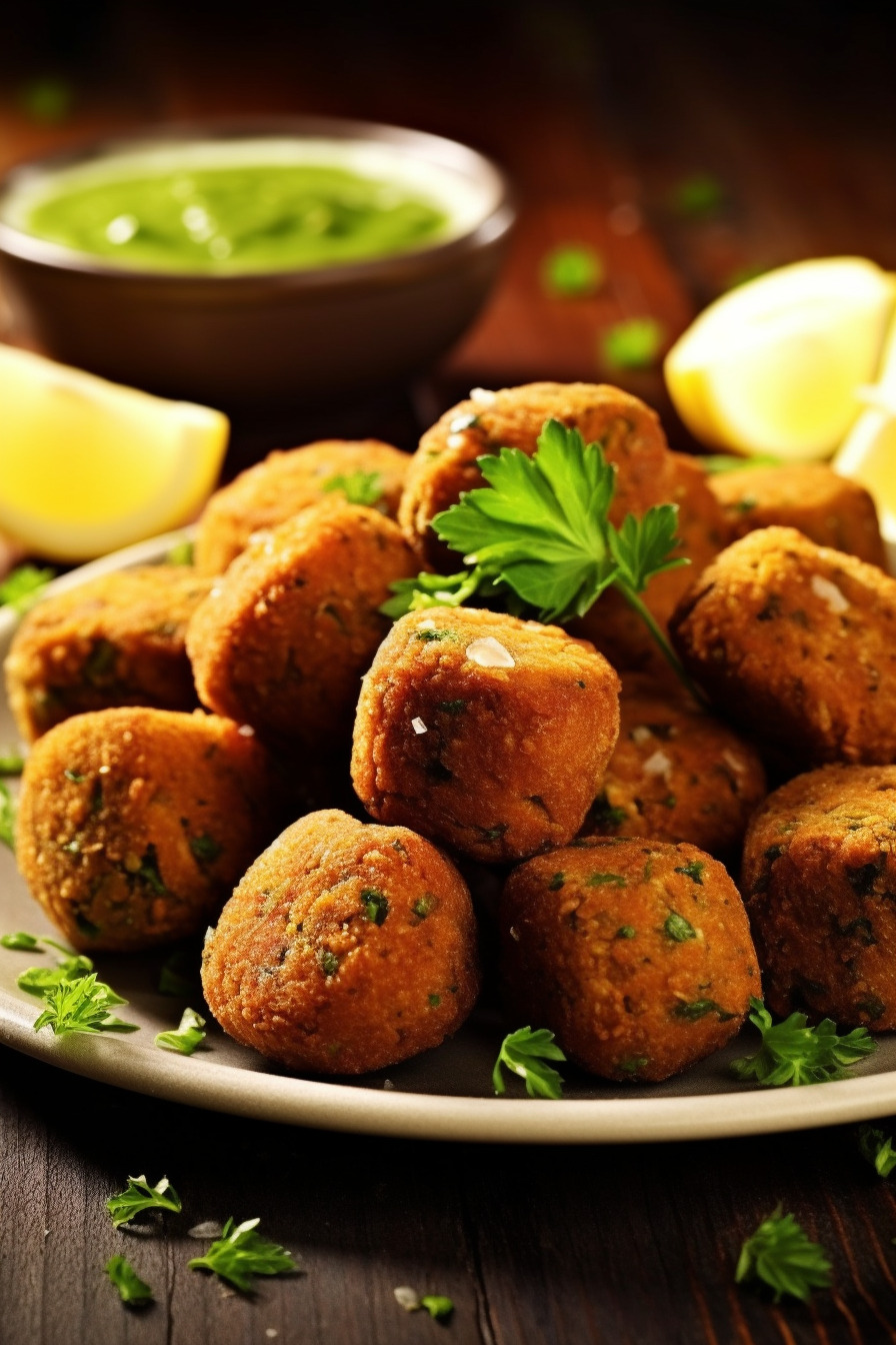 Vegetarische Falafel - Perfektes Fingerfood für das Buffet