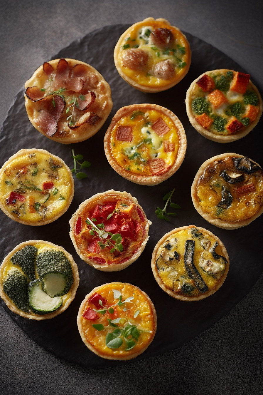 Vegetarische Mini-Quiches