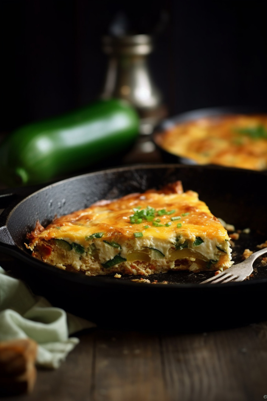 Zucchini-Parmesan-Frittata.