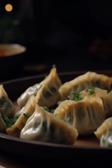 Gebackene Mandu Dumplings