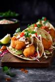 Knusprige Fisch-Tacos - Fingerfood mit Fisch