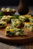 Frittata-Fingerfood mit Spinat und Feta