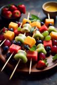 Fruchtige Obstspieße - Perfektes Fingerfood Häppchen für den Sommer