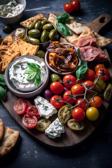 Griechisches Fingerfood kalt - mediterrane Vorspeisen