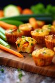 Gesunde Gemüse-Muffins - Perfektes Fingerfood für den Kindergarten