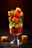 Italienisches Fingerfood im Glas