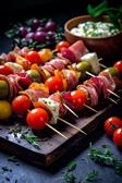 Mediterrane Antipasti-Spießchen - Fingerfood kalt zum Vorbereiten am Vortag