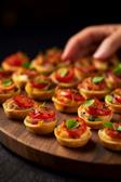 Mini-Pizza-Bites als Fingerfood