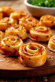 Mini Pizzaschnecken - Leckeres Fingerfood zum Kindergeburtstag