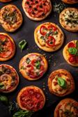 Mini-Pizzas für die perfekten Genialen Partyhäppchen