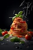 Spaghetti mit Tomatensauce