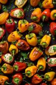 Gefüllte Mini-Paprika - Perfektes Fingerfood für den Vortag