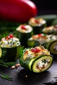 Gefüllte Zucchini mit Feta - Leckeres Fingerfood für jede Gelegenheit