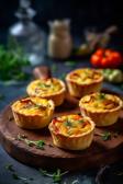 Vegetarische Mini-Quiches